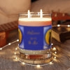 Aromatherapy Soy Candle for Halloween Cat n Moon Scented Natural Candle - Full Glass, 11oz