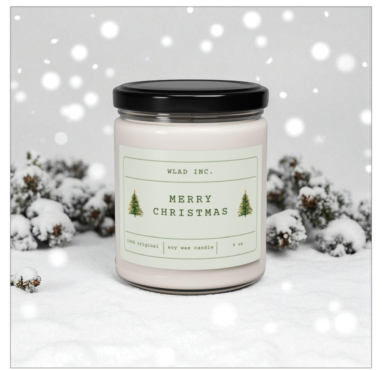 Christmas Warmth Christmas Gifts Candles Gifts Candles Unique Christmas Candles Gifts Christmas Decor Candles Scented Soy Candle, 9oz