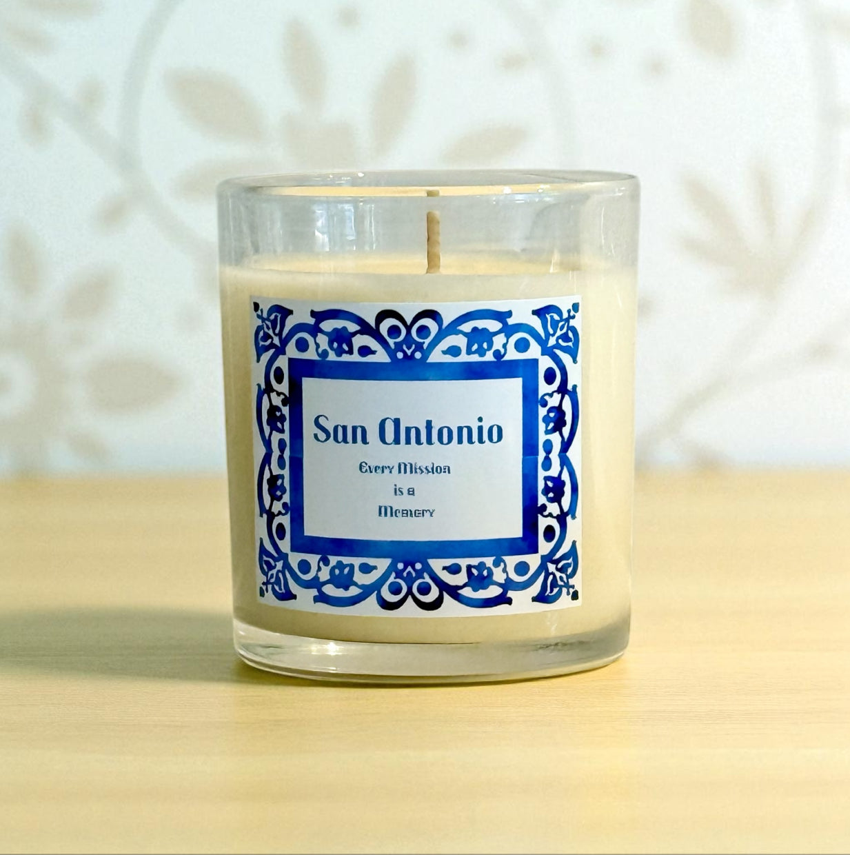 San Antonio Glass Candle, 11oz - Home Décor, Gift for Any Occasion, Aromatherapy, Travel Souvenir, Custom Candle