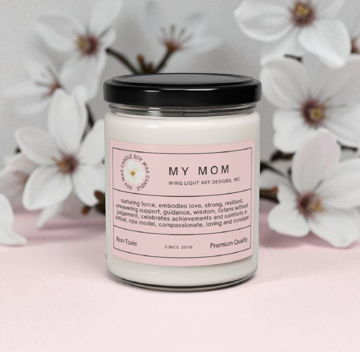 Non-Toxic Eco-Friendly Candle Mother's Day gift Idea Small Mother's Day gift 9oz Candle Nurturing Soy Candle for Mom | 9oz Non-Toxic Gift