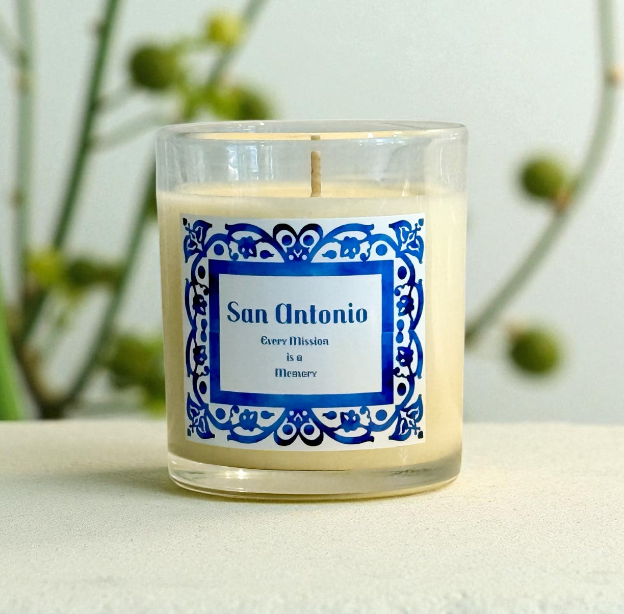 San Antonio Glass Candle, 11oz - Home Décor, Gift for Any Occasion, Aromatherapy, Travel Souvenir, Custom Candle
