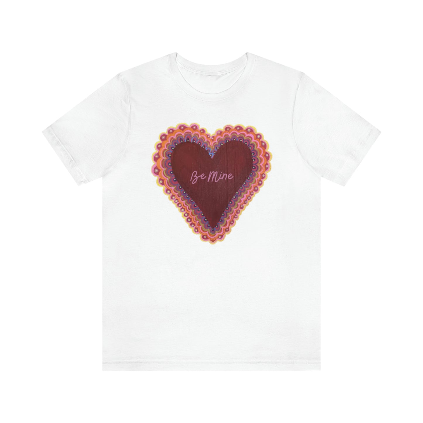 Wing Light Art Designs Valentine's Day Unisex Jersey Short Sleeve Tee