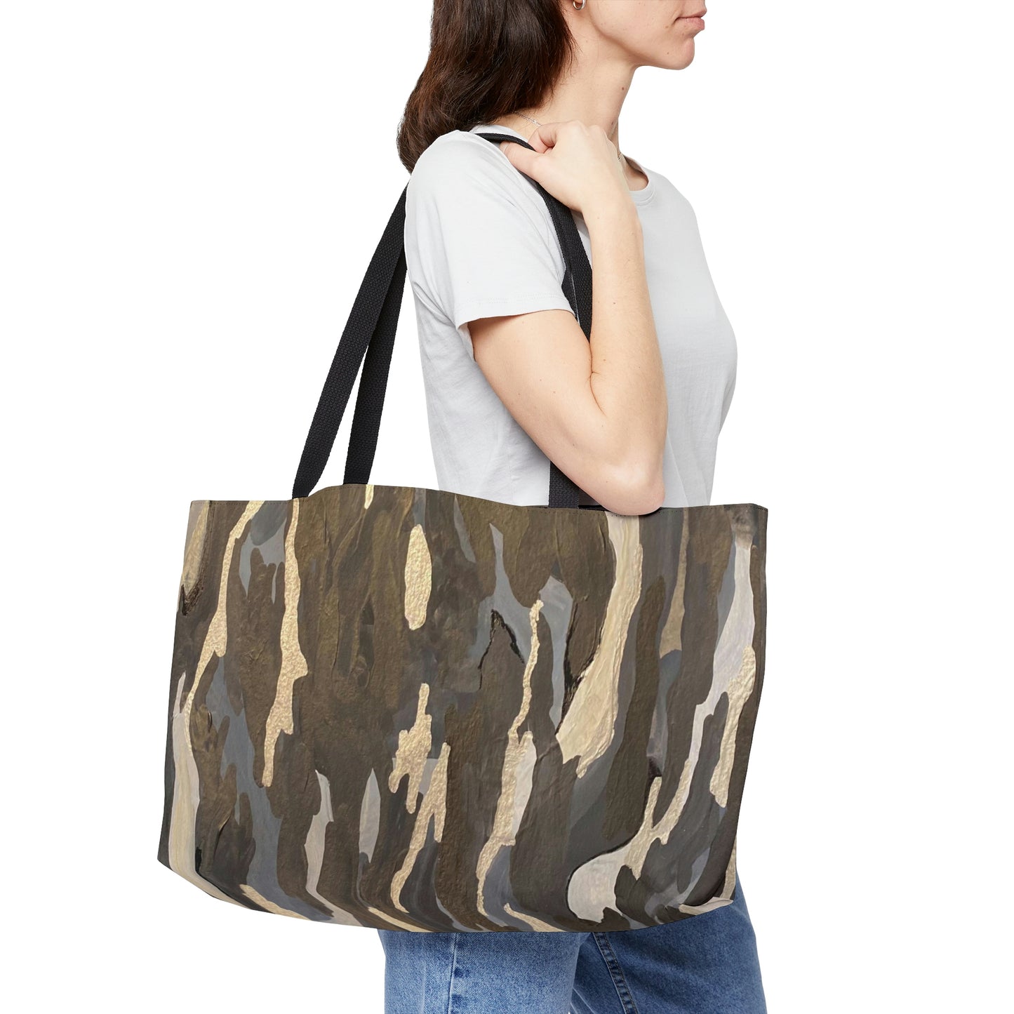 Wing Light Art Designs Camo Weekender Tote Bag