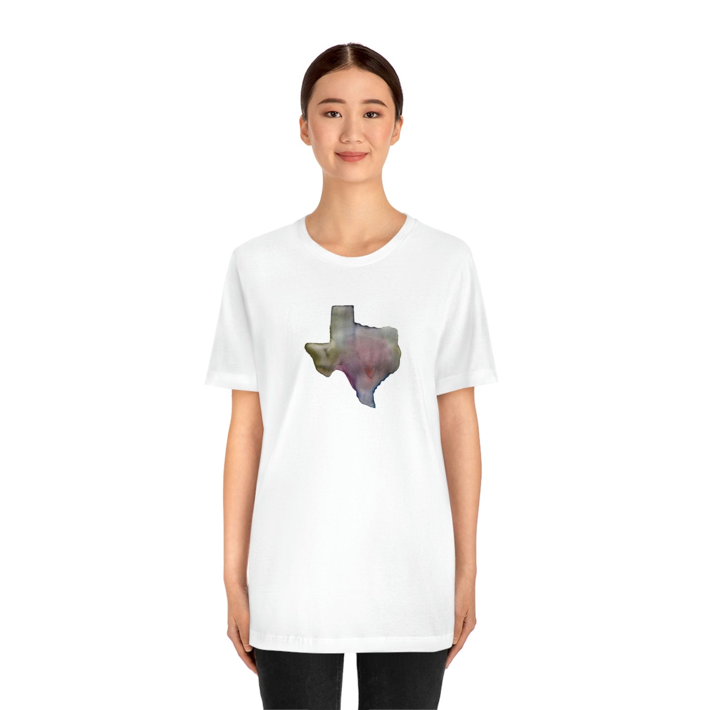 Wing Light Art Designs Texas Unisex Jersey Short Sleeve Tee