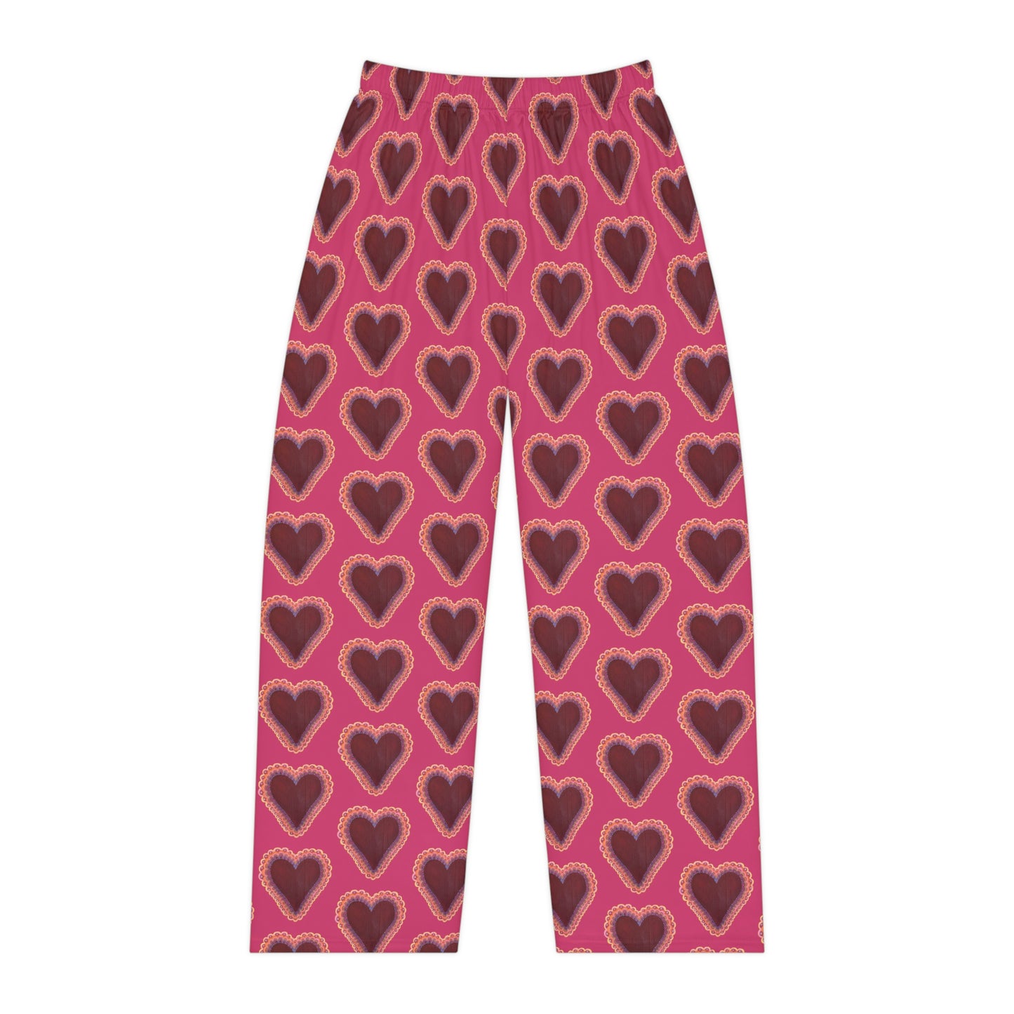 Wing Light Art Designs Valentine's Day Women's Pajama Pants