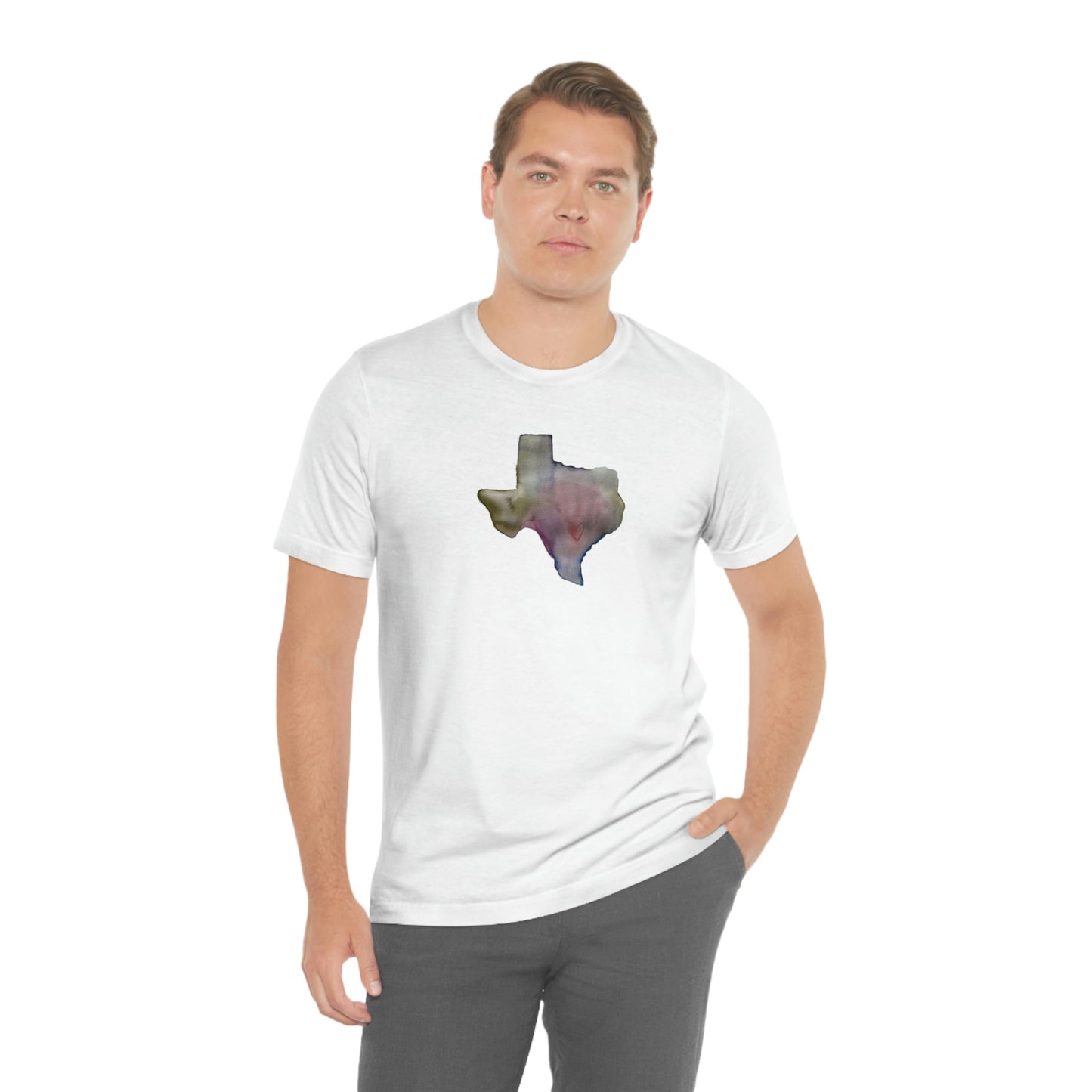 Wing Light Art Designs Texas Unisex Jersey Short Sleeve Tee