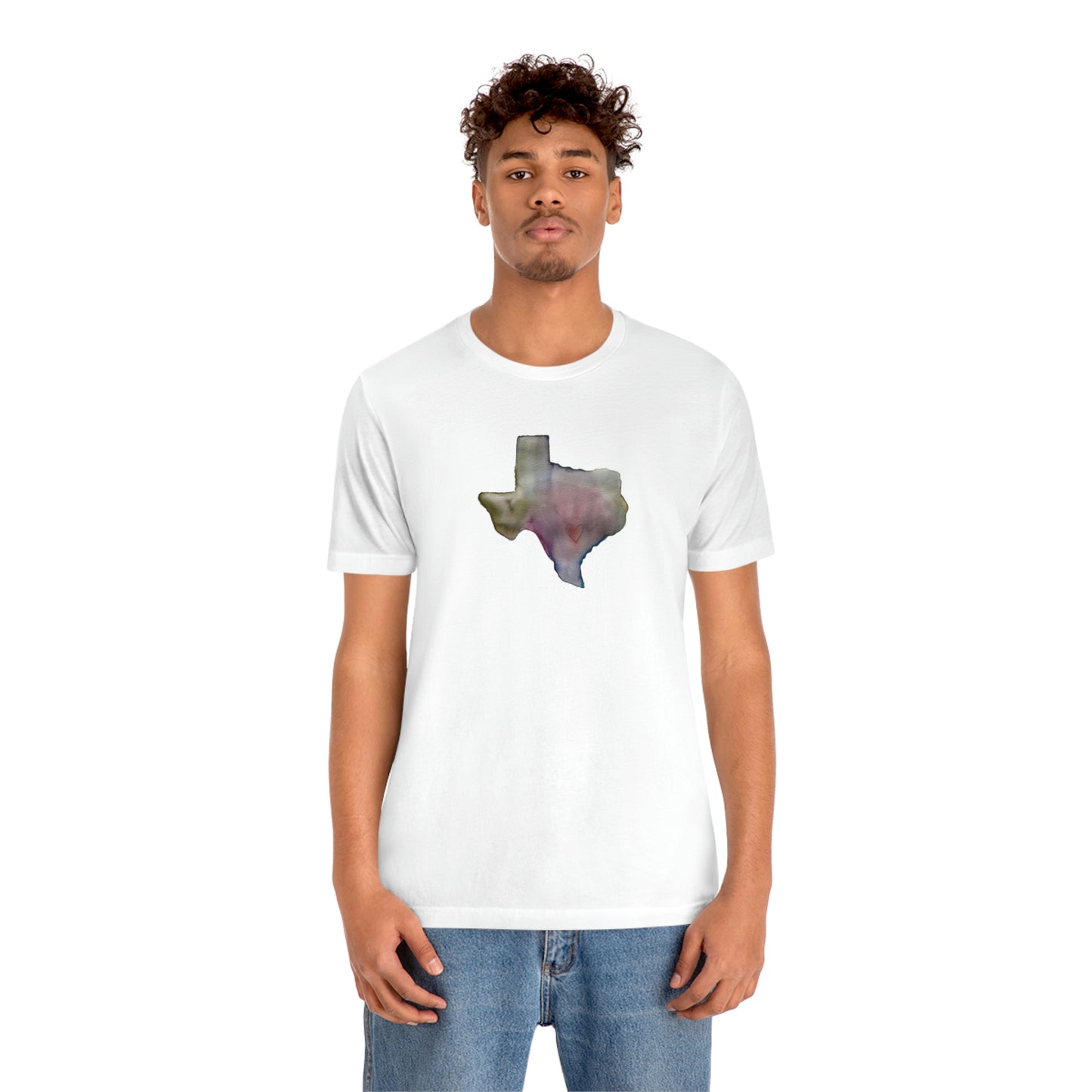 Wing Light Art Designs Texas Unisex Jersey Short Sleeve Tee