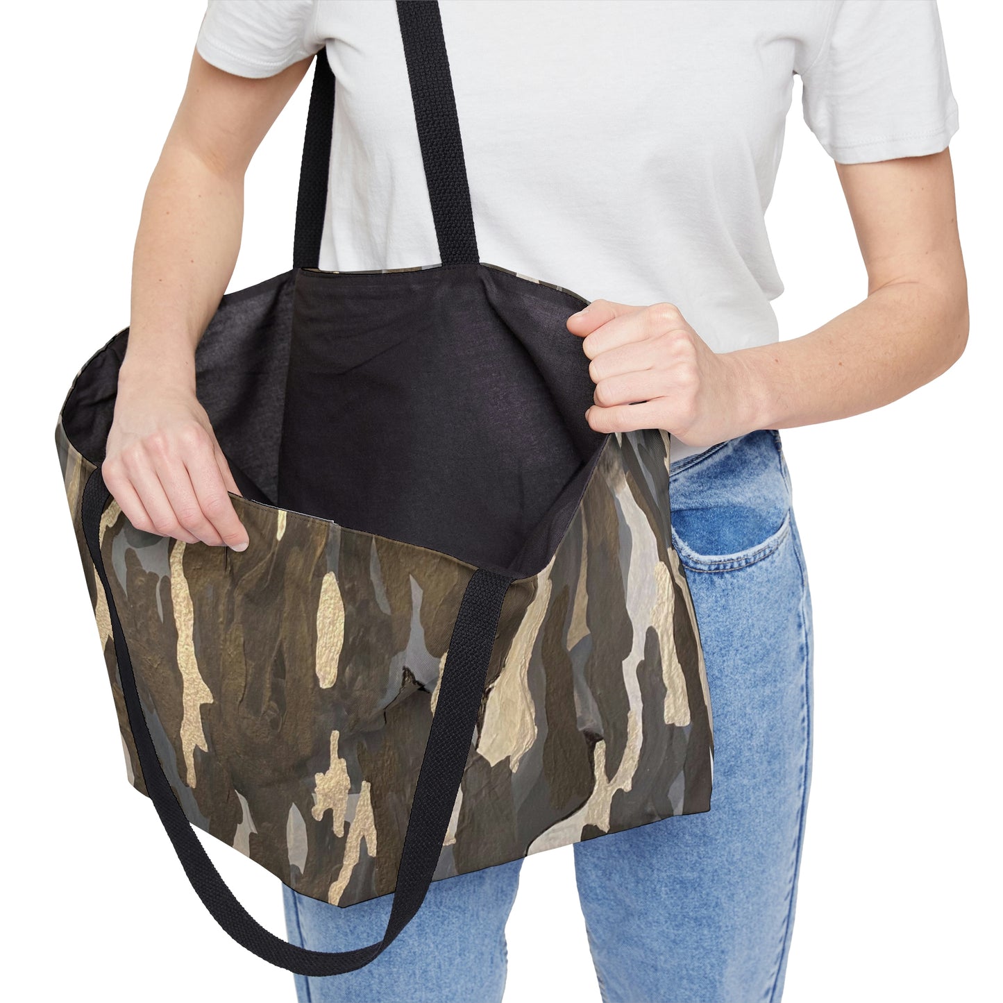 Wing Light Art Designs Camo Weekender Tote Bag